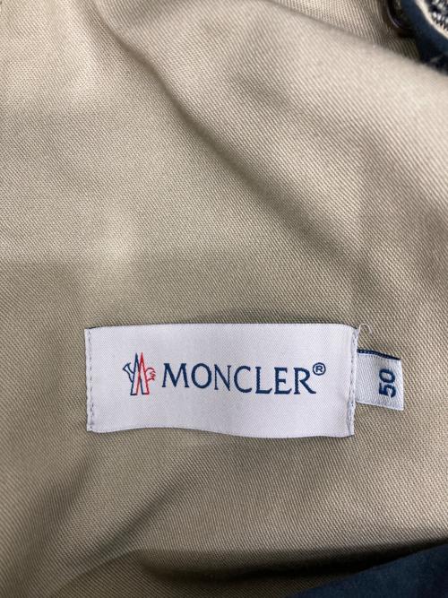 MONCLER（モンクレール）MONCLER (モンクレール) 裾ジップテーパードパンツ ブラック サイズ:50の古着・服飾アイテム