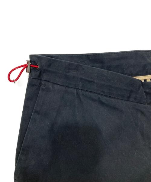 MONCLER（モンクレール）MONCLER (モンクレール) 裾ジップテーパードパンツ ブラック サイズ:50の古着・服飾アイテム