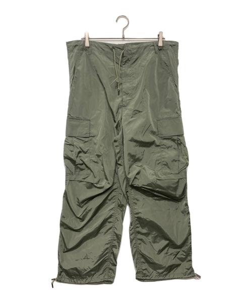 H BEAUTY&YOUTH（エイチ ビューティー&ユース）H BEAUTY&YOUTH (エイチ ビューティー&ユース) OLMETEX CRUNCHY CARGO グリーン サイズ:MEDIUMの古着・服飾アイテム