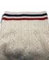 中古・古着 THOM BROWNE. NEW YORK (トムブラウン ニューヨーク) トリコ テープ アラン ニット カーディガン ベージュ サイズ:1：12000円