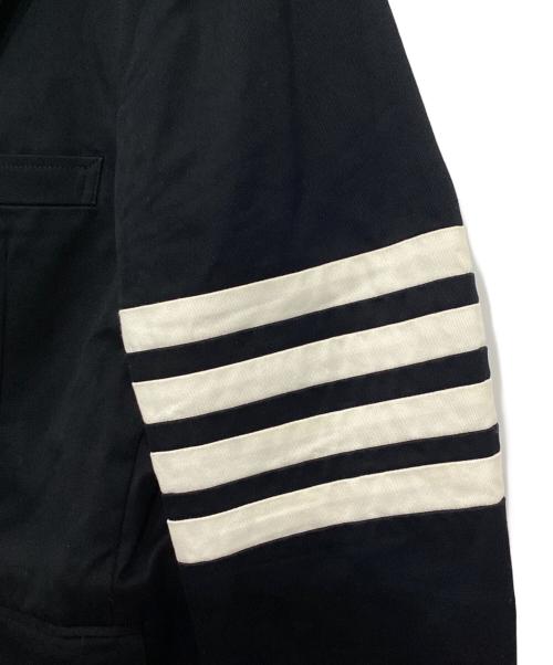 THOM BROWNE. NEW YORK（トムブラウン ニューヨーク）THOM BROWNE. NEW YORK (トムブラウン ニューヨーク) コットン ツイル 4BAR スポーツコート ネイビー サイズ:2の古着・服飾アイテム