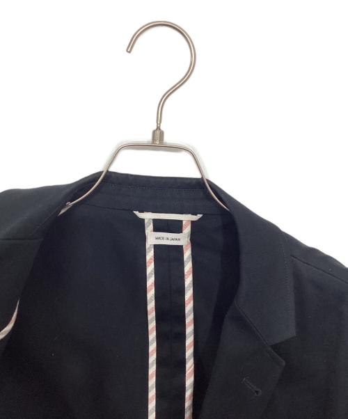 THOM BROWNE. NEW YORK（トムブラウン ニューヨーク）THOM BROWNE. NEW YORK (トムブラウン ニューヨーク) コットン ツイル 4BAR スポーツコート ネイビー サイズ:2の古着・服飾アイテム