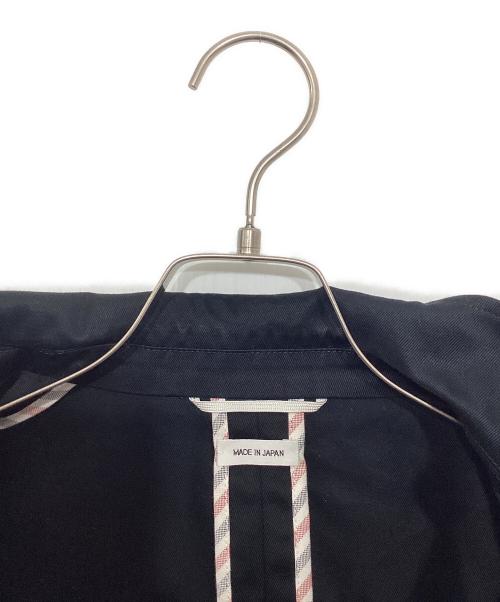 THOM BROWNE. NEW YORK（トムブラウン ニューヨーク）THOM BROWNE. NEW YORK (トムブラウン ニューヨーク) コットン ツイル 4BAR スポーツコート ネイビー サイズ:2の古着・服飾アイテム