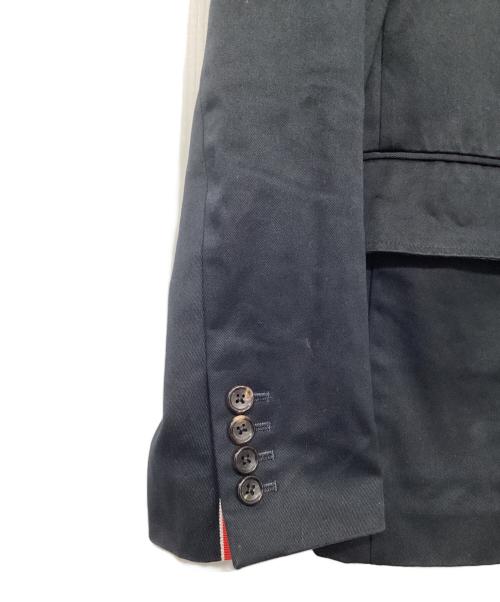 THOM BROWNE. NEW YORK（トムブラウン ニューヨーク）THOM BROWNE. NEW YORK (トムブラウン ニューヨーク) コットン ツイル 4BAR スポーツコート ネイビー サイズ:2の古着・服飾アイテム