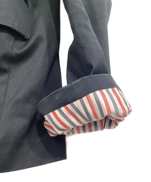 THOM BROWNE. NEW YORK（トムブラウン ニューヨーク）THOM BROWNE. NEW YORK (トムブラウン ニューヨーク) コットン ツイル 4BAR スポーツコート ネイビー サイズ:2の古着・服飾アイテム