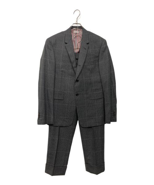 THOM BROWNE. NEW YORK（トムブラウン ニューヨーク）THOM BROWNE. NEW YORK (トムブラウン ニューヨーク) ウールツイルクラシックセットアップ グレー サイズ:2の古着・服飾アイテム