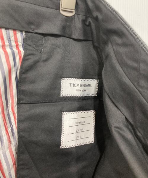 THOM BROWNE. NEW YORK（トムブラウン ニューヨーク）THOM BROWNE. NEW YORK (トムブラウン ニューヨーク) ウールツイルクラシックセットアップ グレー サイズ:2の古着・服飾アイテム