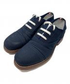 MONCLER GAMME BLEUモンクレール ガム ブルー）の古着「キャンバスシューズ」｜ネイビー