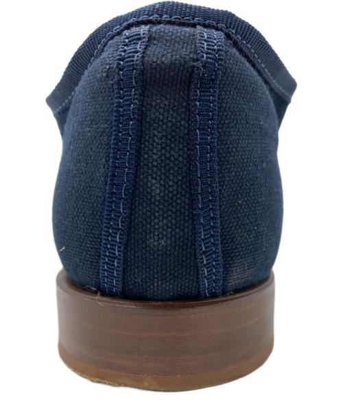 MONCLER GAMME BLEU（モンクレール ガム ブルー）MONCLER GAMME BLEU (モンクレール ガム ブルー) キャンバスシューズ ネイビー サイズ:41の古着・服飾アイテム