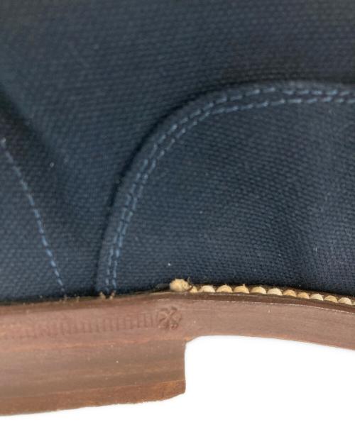 MONCLER GAMME BLEU（モンクレール ガム ブルー）MONCLER GAMME BLEU (モンクレール ガム ブルー) キャンバスシューズ ネイビー サイズ:41の古着・服飾アイテム