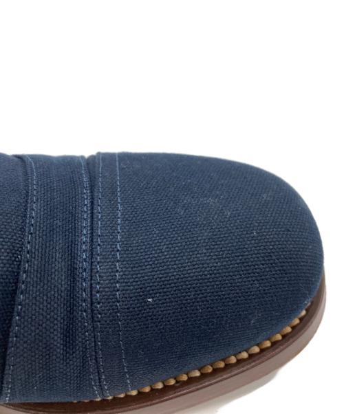 MONCLER GAMME BLEU（モンクレール ガム ブルー）MONCLER GAMME BLEU (モンクレール ガム ブルー) キャンバスシューズ ネイビー サイズ:41の古着・服飾アイテム