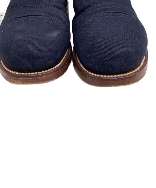 MONCLER GAMME BLEU（モンクレール ガム ブルー）MONCLER GAMME BLEU (モンクレール ガム ブルー) キャンバスシューズ ネイビー サイズ:41の古着・服飾アイテム