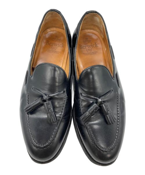 berwick（バーウィック）berwick (バーウィック) タッセルローファー ブラック サイズ:7の古着・服飾アイテム