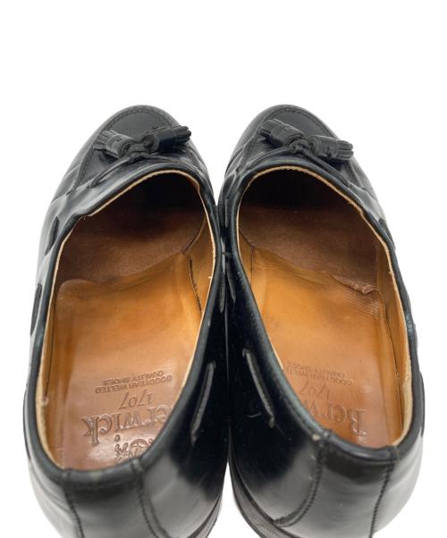 berwick（バーウィック）berwick (バーウィック) タッセルローファー ブラック サイズ:7の古着・服飾アイテム