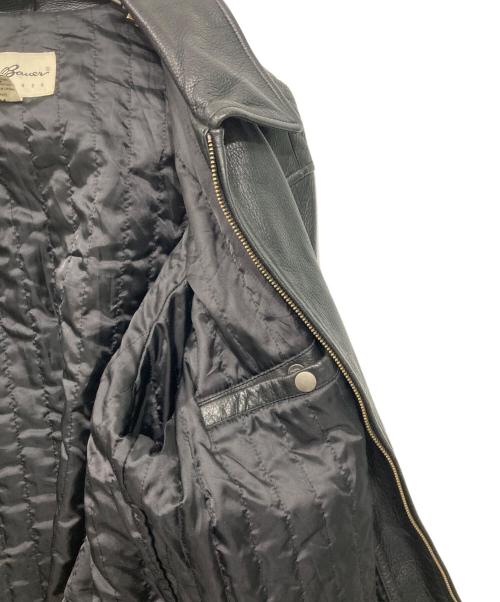 Eddie Bauer（エディーバウアー）Eddie Bauer (エディーバウアー) レザージャケット ブラック サイズ:Mの古着・服飾アイテム