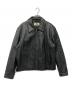 Eddie Bauer（エディーバウアー）の古着「レザージャケット」｜ブラック