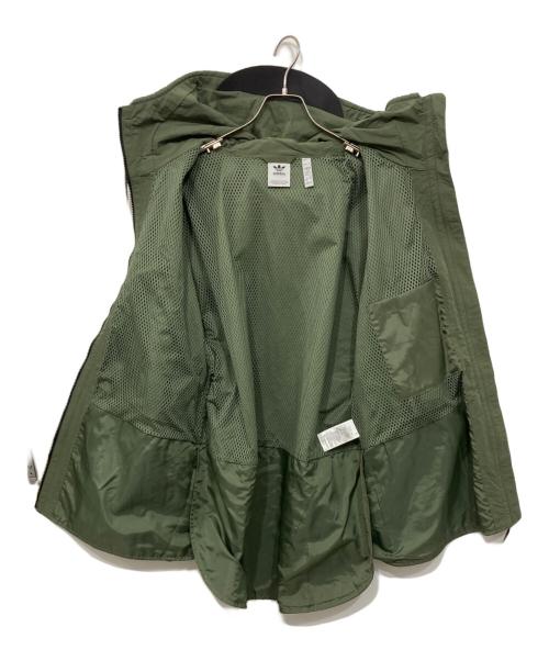 adidas（アディダス）adidas (アディダス) アドベンチャー ウインドブレーカー グリーン サイズ:ＸＯの古着・服飾アイテム
