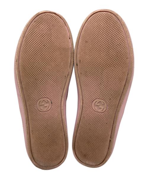 GUCCI（グッチ）GUCCI (グッチ) マルチカラーGG スリッポン ピンク サイズ:35の古着・服飾アイテム