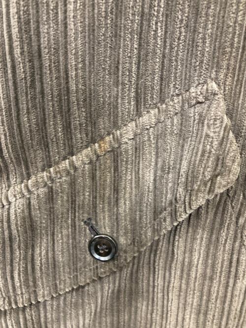 Christian Dior MONSIEUR（クリスチャンディオールムッシュ）Christian Dior MONSIEUR (クリスチャンディオールムッシュ) 襟切替コーデュロイコート ブラウン サイズ:Lの古着・服飾アイテム