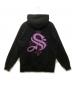 SUPPLIER (サプライヤー) Outline Cross Zip Hoodie/アウトライン　ジップ　フーディ ブラック サイズ:XL：9000円