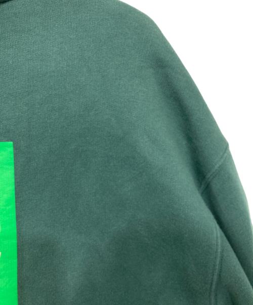 BALENCIAGA（バレンシアガ）BALENCIAGA (バレンシアガ) BBロゴ パーカー グリーン サイズ:XXLの古着・服飾アイテム