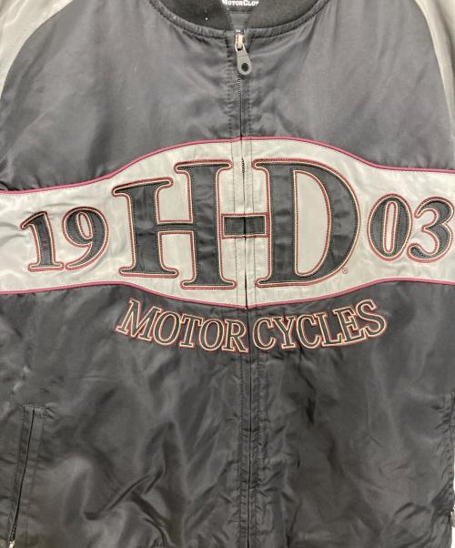HARLEY-DAVIDSON（ハーレーダビッドソン）HARLEY-DAVIDSON (ハーレーダビッドソン) ボンバージャケット グレー サイズ:ＸＬの古着・服飾アイテム