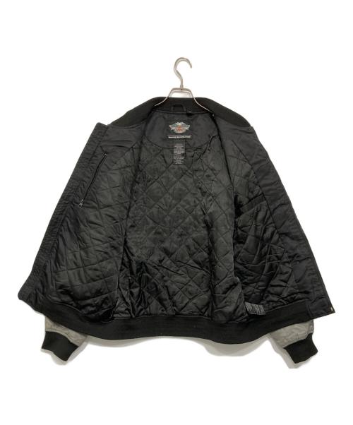 HARLEY-DAVIDSON（ハーレーダビッドソン）HARLEY-DAVIDSON (ハーレーダビッドソン) ボンバージャケット グレー サイズ:ＸＬの古着・服飾アイテム