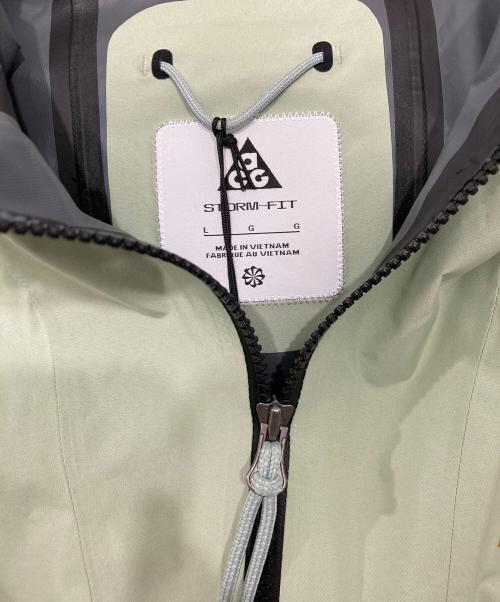 NIKE ACG（ナイキエーシージー）NIKE ACG (ナイキエーシージー) Cascade RAINS ジャケット/カスケード　レインズ　ジャケット ライトグリーン サイズ:Lの古着・服飾アイテム