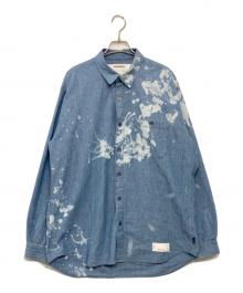 NEIGHBORHOOD（ネイバーフッド）の古着「GARMENT BLEACH CHAMBRAY SHIRT LS」｜インディゴ