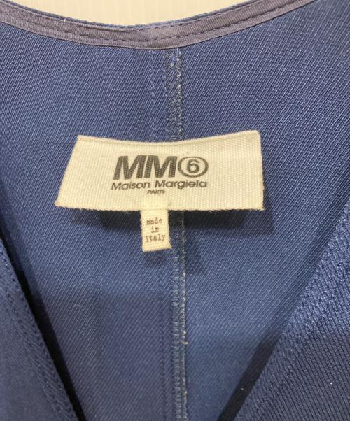 MM6 Maison Margiela（エムエムシックスメゾンマルジェラ）MM6 Maison Margiela (エムエムシックスメゾンマルジェラ) OVERSIZE DRESS WITH POCKETS ネイビー サイズ:38の古着・服飾アイテム