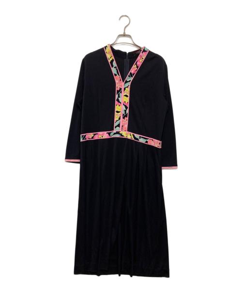 LEONARD FASHION（レオナールファッション）LEONARD FASHION (レオナールファッション) カンカンワンピース ブラック サイズ:42の古着・服飾アイテム