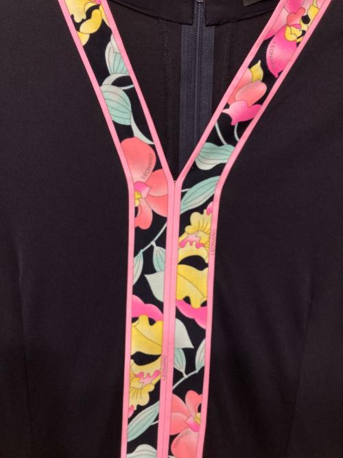 LEONARD FASHION（レオナールファッション）LEONARD FASHION (レオナールファッション) カンカンワンピース ブラック サイズ:42の古着・服飾アイテム