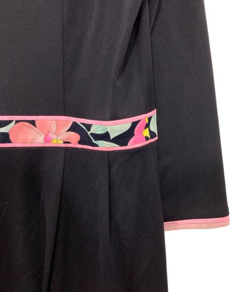 LEONARD FASHION（レオナールファッション）LEONARD FASHION (レオナールファッション) カンカンワンピース ブラック サイズ:42の古着・服飾アイテム