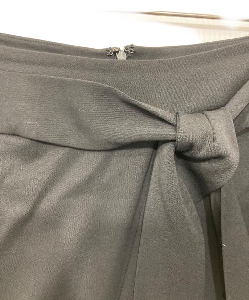 CELINE（セリーヌ）CELINE (セリーヌ) ベルテッドスカート ブラック サイズ:42の古着・服飾アイテム
