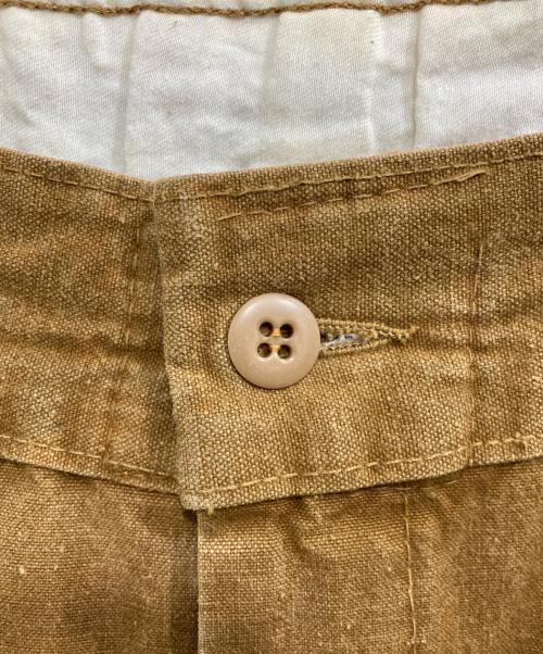 古着（フルギ）古着 (フルギ) ハンティングパンツ カーキ×ブラウン サイズ:-の古着・服飾アイテム