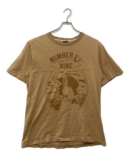 NUMBER (N)INE（ナンバーナイン）NUMBER (N)INE (ナンバーナイン) 07SS about a boy期 プリントTシャツ ベージュ サイズ:4の古着・服飾アイテム