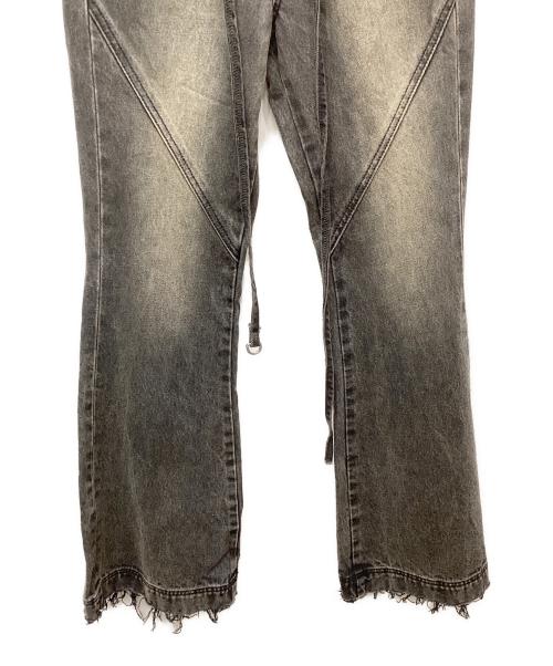 SLY（スライ）SLY (スライ) フレアデニムパンツ ブラックの古着・服飾アイテム
