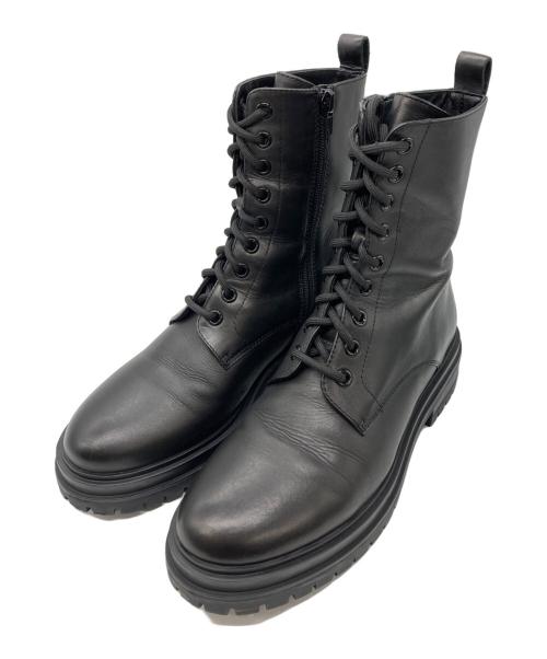 TONY BIANCO（トニービアンコ）TONY BIANCO (トニービアンコ) レースアップブーツ ブラック サイズ:SIZE 8の古着・服飾アイテム