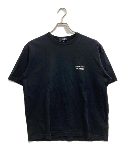 COMME des GARCONS HOMME（コムデギャルソン オム）COMME des GARCONS HOMME (コムデギャルソン オム) LOGO TEE ブラック サイズ:XLの古着・服飾アイテム
