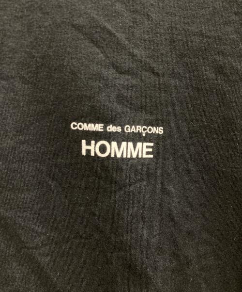 COMME des GARCONS HOMME（コムデギャルソン オム）COMME des GARCONS HOMME (コムデギャルソン オム) LOGO TEE ブラック サイズ:XLの古着・服飾アイテム