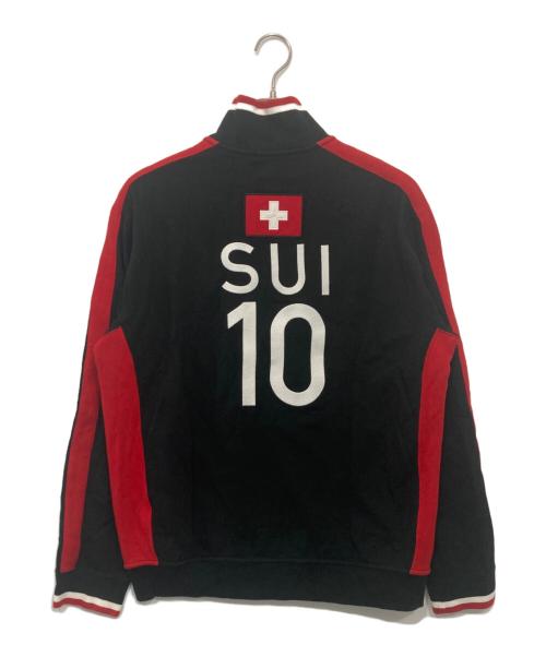 POLO RALPH LAUREN（ポロ・ラルフローレン）POLO RALPH LAUREN (ポロ・ラルフローレン) ビッグポニー トラックジャケット ブラック×レッド サイズ:Lの古着・服飾アイテム