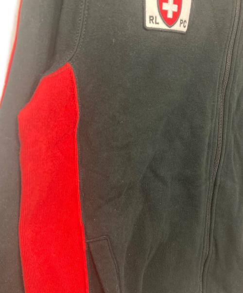POLO RALPH LAUREN（ポロ・ラルフローレン）POLO RALPH LAUREN (ポロ・ラルフローレン) ビッグポニー トラックジャケット ブラック×レッド サイズ:Lの古着・服飾アイテム