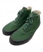 HOMME PLISSE ISSEY MIYAKEオム プリッセ イッセイ ミヤケ）の古着「ハイカットスニーカー」｜グリーン