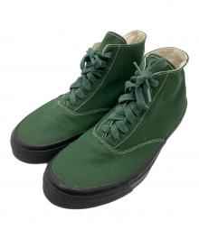 HOMME PLISSE ISSEY MIYAKE（オム プリッセ イッセイ ミヤケ）の古着「ハイカットスニーカー」｜グリーン