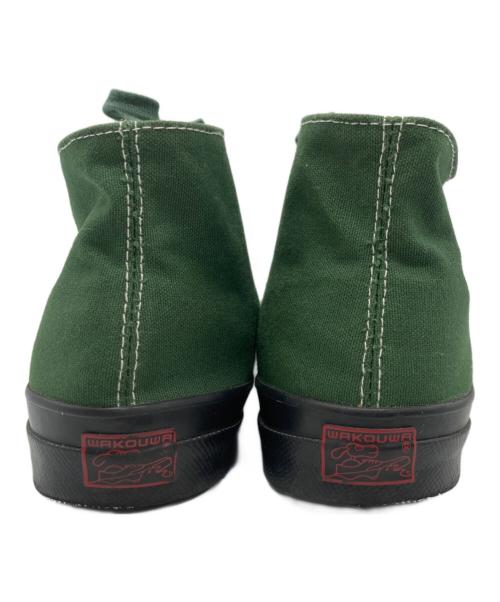 HOMME PLISSE ISSEY MIYAKE（オム プリッセ イッセイ ミヤケ）HOMME PLISSE ISSEY MIYAKE (オム プリッセ イッセイ ミヤケ) ハイカットスニーカー グリーン サイズ:7Hの古着・服飾アイテム