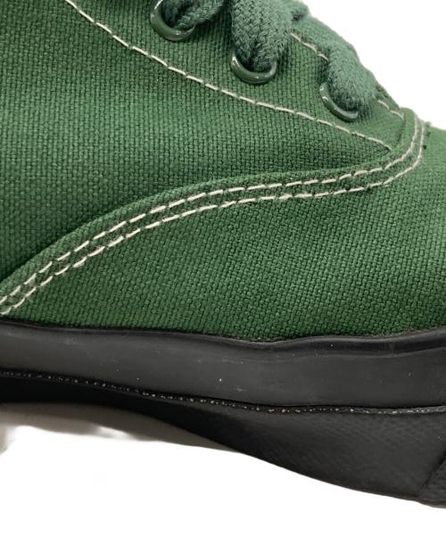 HOMME PLISSE ISSEY MIYAKE（オム プリッセ イッセイ ミヤケ）HOMME PLISSE ISSEY MIYAKE (オム プリッセ イッセイ ミヤケ) ハイカットスニーカー グリーン サイズ:7Hの古着・服飾アイテム