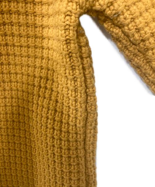 BURBERRY BLACK LABEL（バーバリーブラックレーベル）BURBERRY BLACK LABEL (バーバリーブラックレーベル) ニットダッフルコート イエロー サイズ:2の古着・服飾アイテム