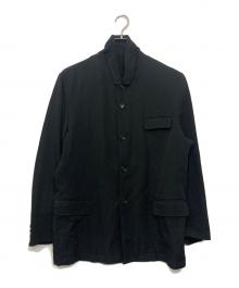 COMME des GARCONS HOMME（コムデギャルソン オム）の古着「ウールギャバジンジャケット」｜ブラック