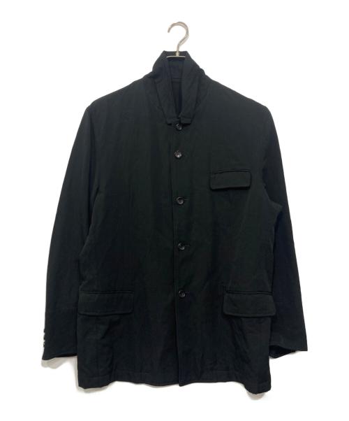 COMME des GARCONS HOMME（コムデギャルソン オム）COMME des GARCONS HOMME (コムデギャルソン オム) ウールギャバジンジャケット ブラック サイズ:Lの古着・服飾アイテム