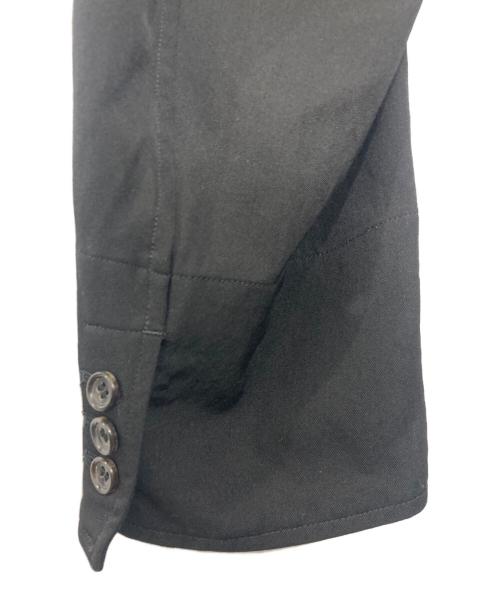 COMME des GARCONS HOMME（コムデギャルソン オム）COMME des GARCONS HOMME (コムデギャルソン オム) ウールギャバジンジャケット ブラック サイズ:Lの古着・服飾アイテム